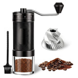 TAYAPURA Manual Coffee Grinder, 40 External Grind Settings, Portable Hand Coffee Mill with Stainless Steel Conical Burr for Travel, Camping & Pour‑Over