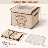 TAYAPURA Folding Bread Proofing Box with 68-131°F Temperature Control & 99H Timer, Dough Proofer with 3-Sided Heating, Metal Rack, Sourdough Proofing Box for Bread Baking, Pizza Dough, Yogurt