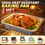 TAYAPURA 9x13 Aluminum Foil Pans with Lids, 15 Pack Extra Heavy Duty Disposable Half Size Deep Foil Pans, Baking Pans for Lasagna, Roasting, Meal Prep, Food Storage, Catering & Parties