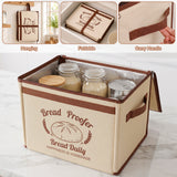 TAYAPURA Folding Bread Proofing Box with 68-131°F Temperature Control & 99H Timer, Dough Proofer with 3-Sided Heating, Metal Rack, Sourdough Proofing Box for Bread Baking, Pizza Dough, Yogurt