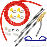 TAYAPURA Pressure Washer Sandblasting Kit, 5000 Psi Wet Abrasive Sandblaster Attachment with Replacement Ceramics Nozzle, 1/4 inch Quick Disconnect