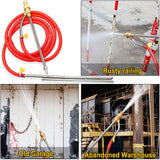 TAYAPURA Pressure Washer Sandblasting Kit, 5000 Psi Wet Abrasive Sandblaster Attachment with Replacement Ceramics Nozzle, 1/4 inch Quick Disconnect