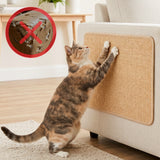 ISLMDOY Cat Scratcher Mat, 23.6" x 15.7" Natural Sisal Scratch Pad, Anti-Slip Backing Scratching Pad Furniture Protector for Sofa Couch Carpets