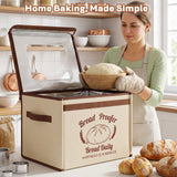 TAYAPURA Folding Bread Proofing Box with 68-131°F Temperature Control & 99H Timer, Dough Proofer with 3-Sided Heating, Metal Rack, Sourdough Proofing Box for Bread Baking, Pizza Dough, Yogurt