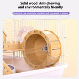 ZALALOVA Pet Hamster Cage, Hamster Travel Cage Portable Mouse Cage with Running Exercise Wheels, Water Bottle and Food Dish for Hamster Mouse Rat and Other Small Animals