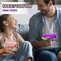 PETUOL Small Guns Toys, Stress Relief Pistol Toys for Adults, Fidget Toys Suitable for Relieving ADHD, Anxiety, Suitable Toys for Friends Adults and Kids Best Gift